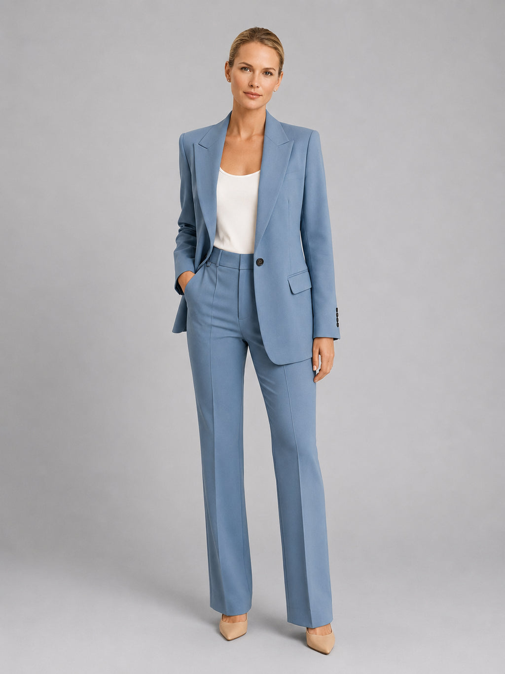 Isolde | Women's Tailored Blazer Set, High-Waist Trouser Co-Ord