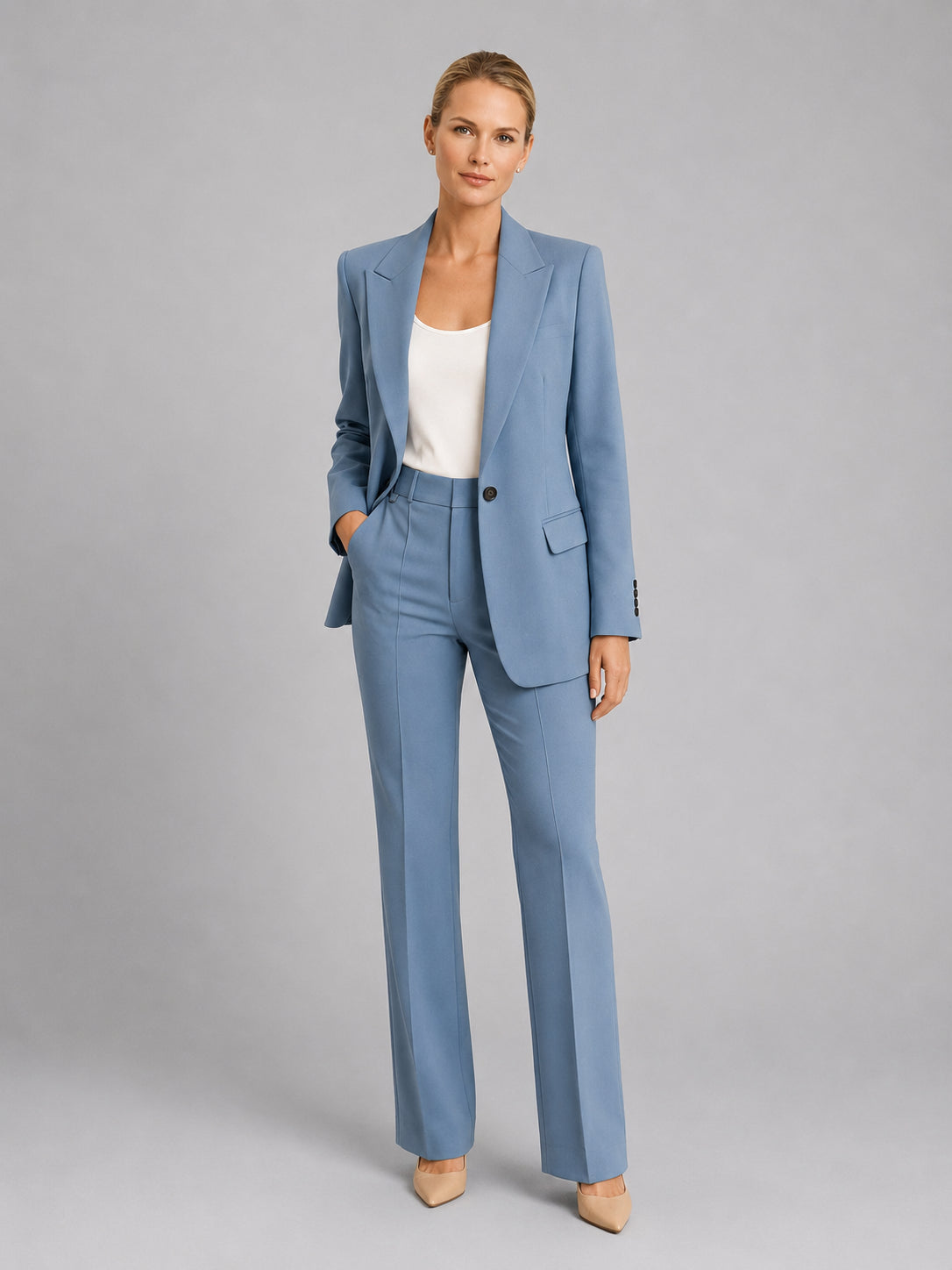Isolde | Women's Tailored Blazer Set, High-Waist Trouser Co-Ord