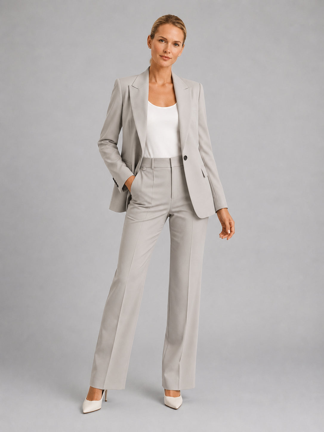 Isolde | Women's Tailored Blazer Set, High-Waist Trouser Co-Ord