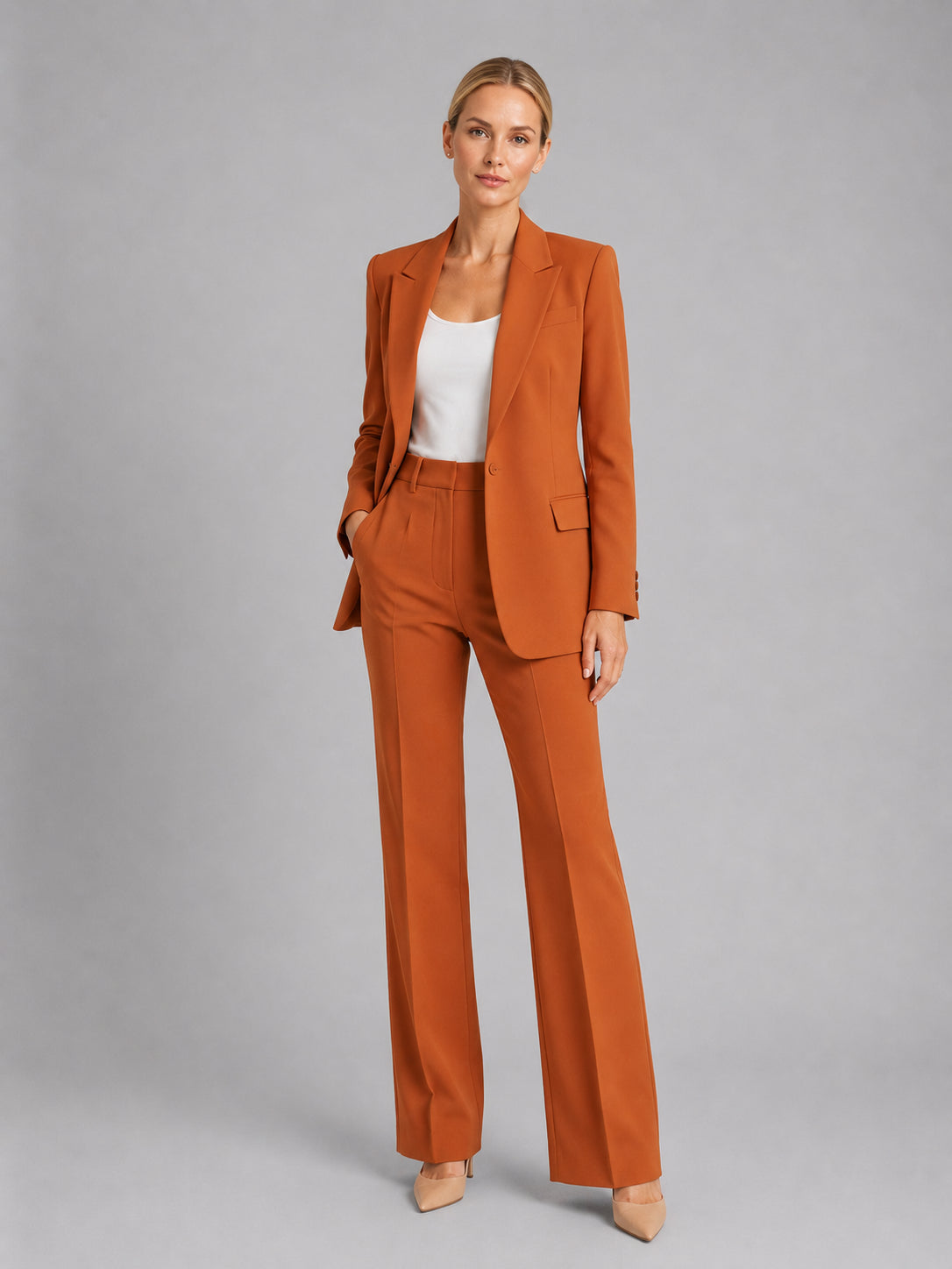 Isolde | Women's Tailored Blazer Set, High-Waist Trouser Co-Ord