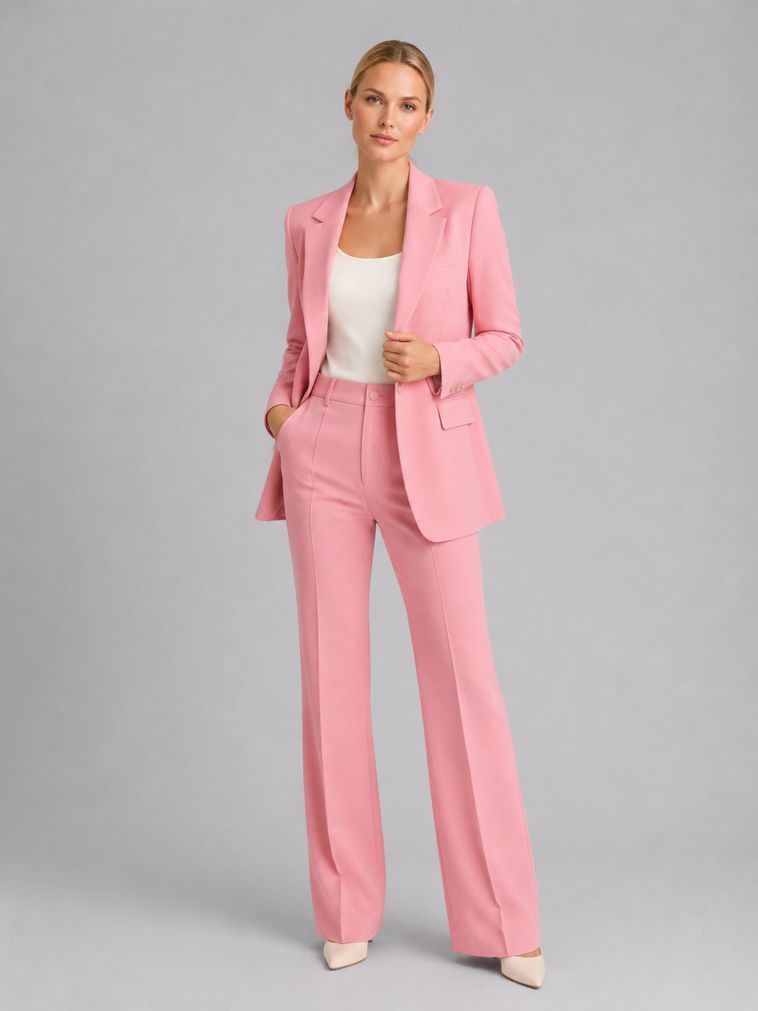 Isolde | Women's Tailored Blazer Set, High-Waist Trouser Co-Ord