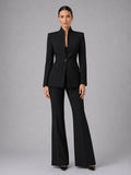 Genevieve | Women's Tailored Blazer Set, Trouser Suit Co-Ord