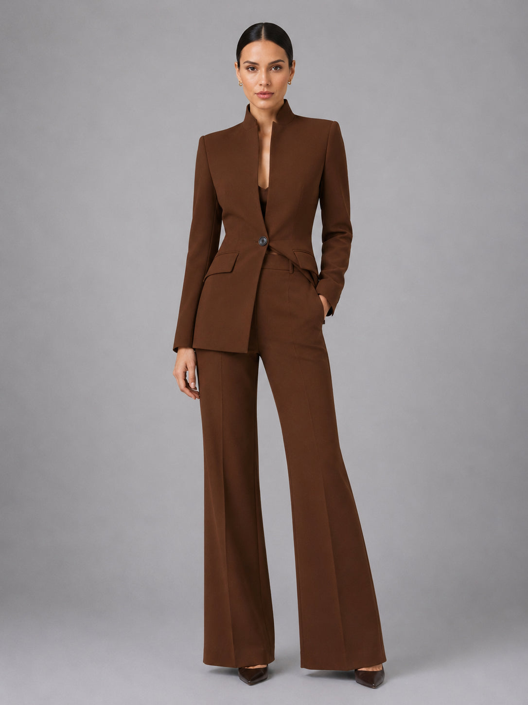 Genevieve | Women's Tailored Blazer Set, Trouser Suit Co-Ord