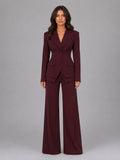 Rosalind | Women's Tailored Suit Set, Wide-Leg Trouser Co-Ord
