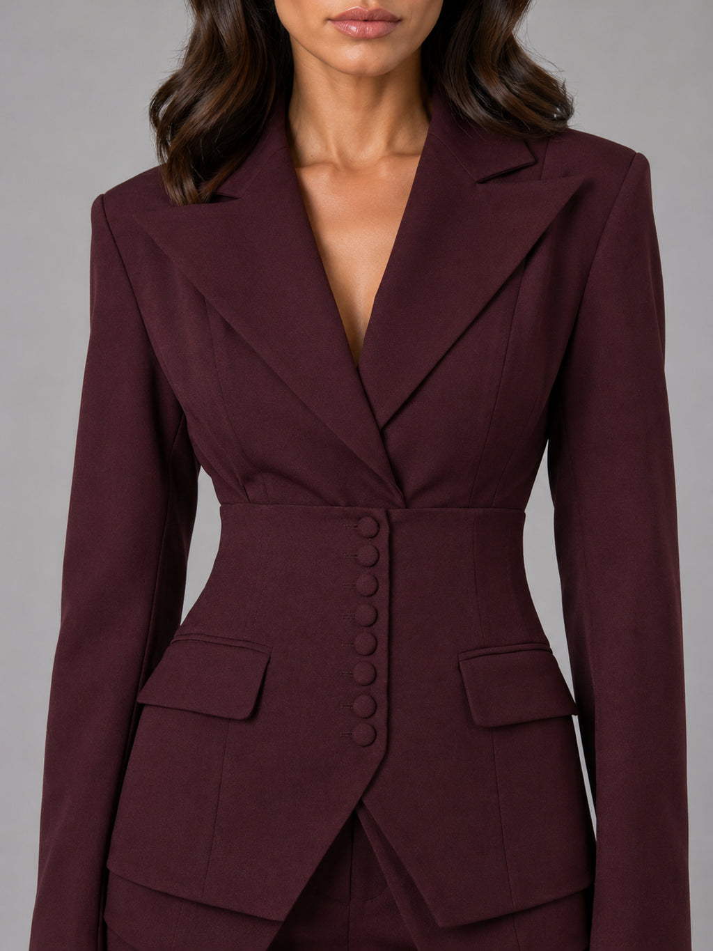 Rosalind | Women's Tailored Suit Set, Wide-Leg Trouser Co-Ord