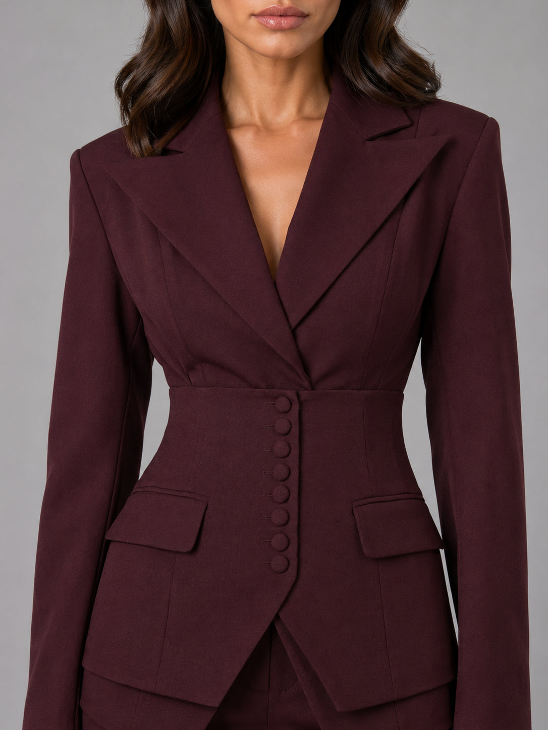 Rosalind | Women's Tailored Suit Set, Wide-Leg Trouser Co-Ord