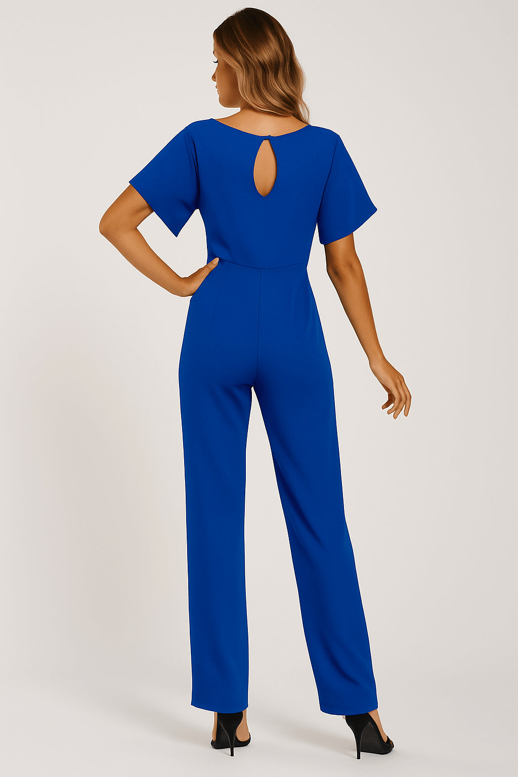 Elva | Women's Tie-Belt Jumpsuit, Adjustable Belt Design