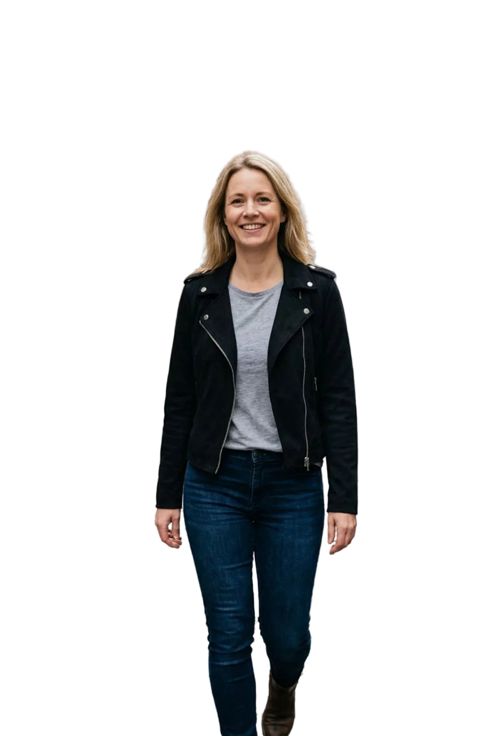 Selene | Women's Moto Jacket, Zip-Front Outerwear