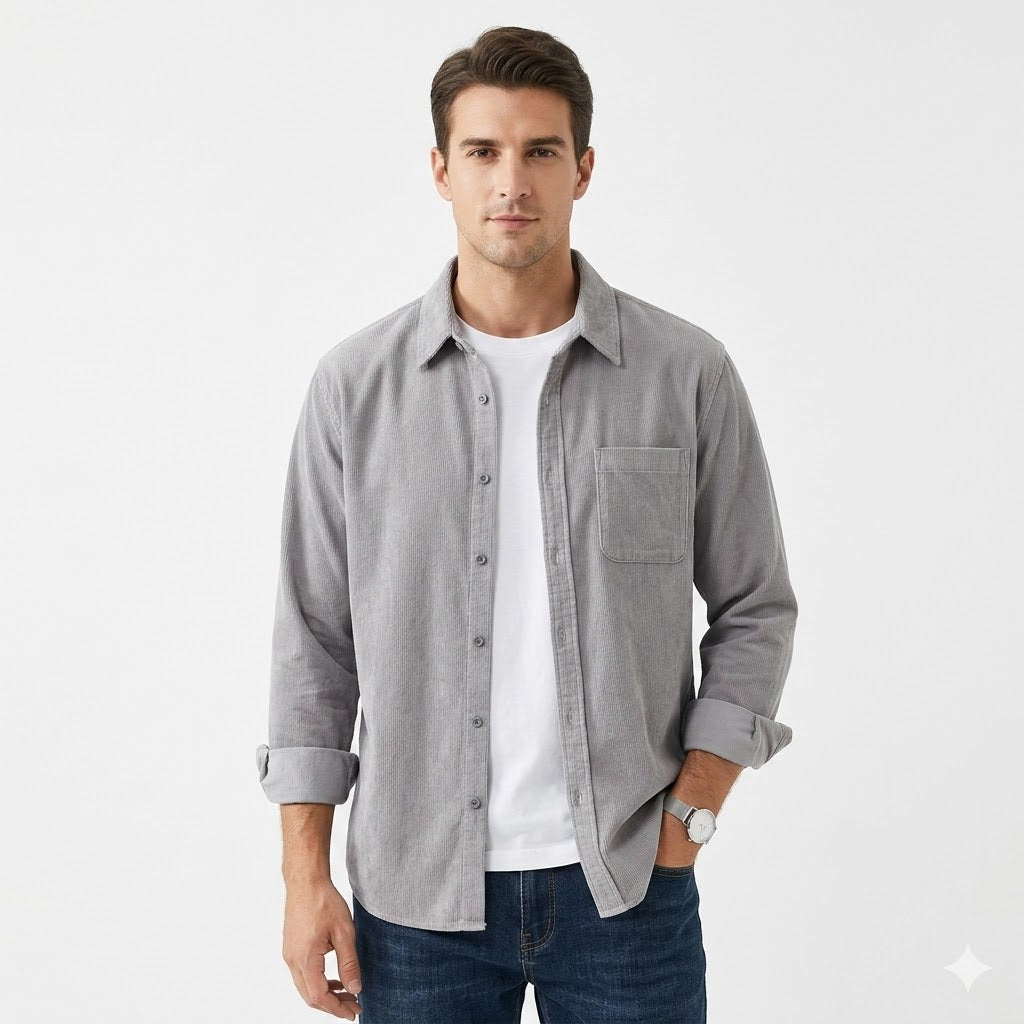 Yves | Men's Corduroy Shirt, Casual Shirt